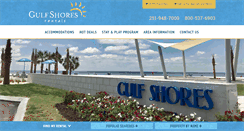 Desktop Screenshot of gulfshoresrentals.com